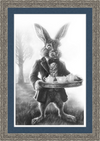 The March Hare (Drawing) Art Print