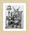 The White Rabbit (Drawing) Art Print