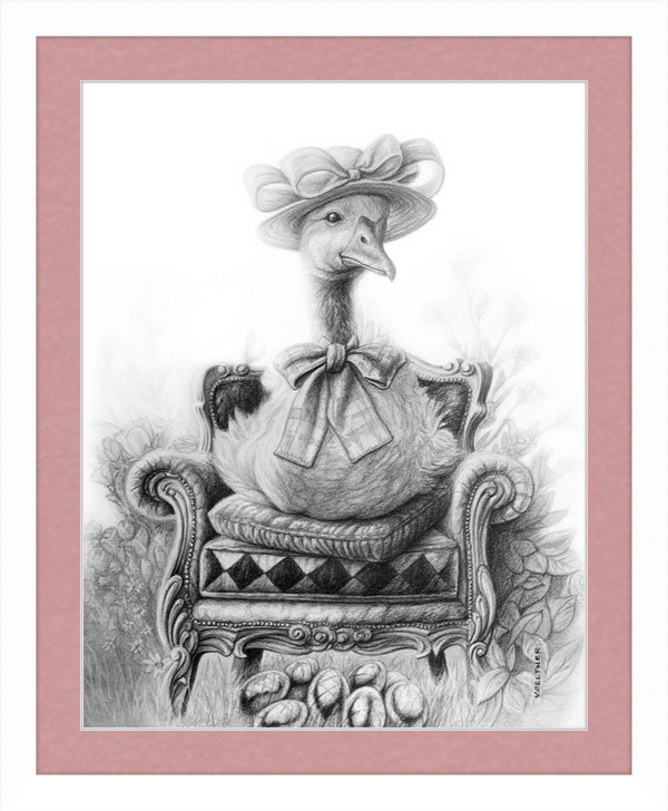 The Goose (Drawing) Art Print