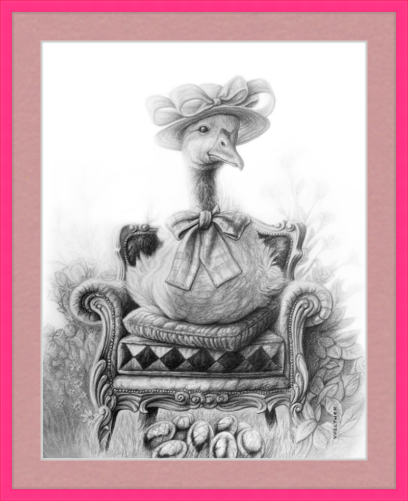 The Goose (Drawing) Art Print