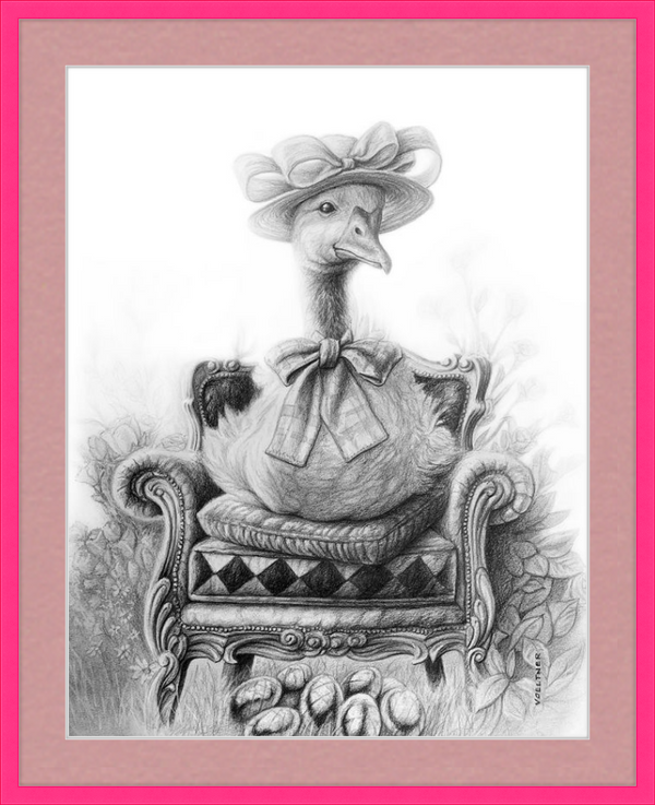 The Goose (Drawing) Art Print