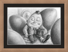 Humpty Dumpty (Drawing) Art Print