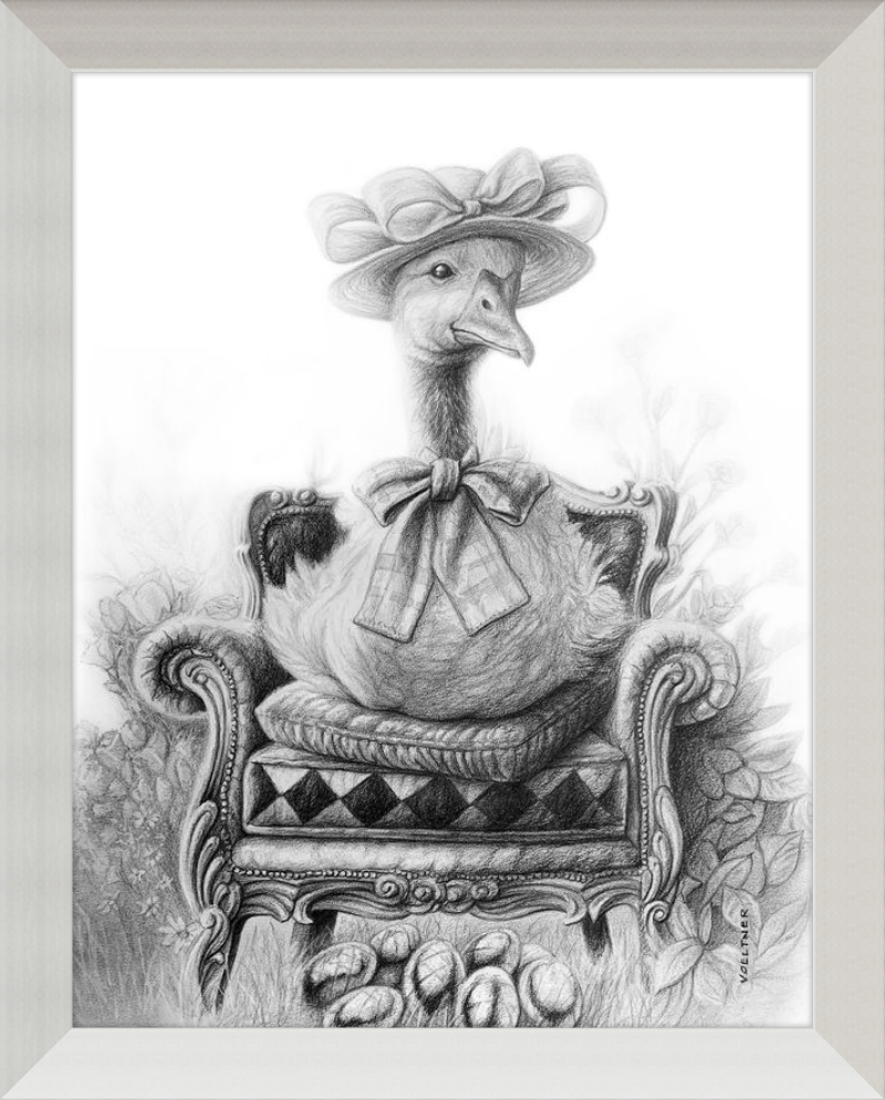 The Goose (Drawing) Art Print