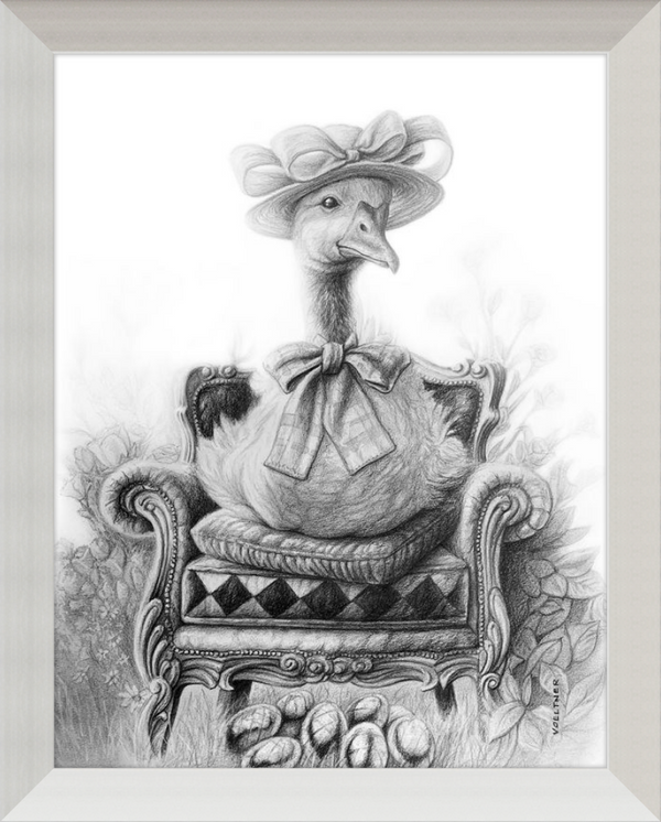 The Goose (Drawing) Art Print