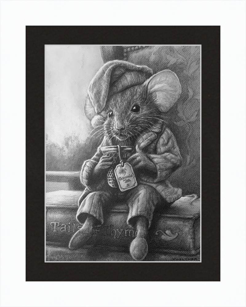 The Dormouse (Drawing) Art Print