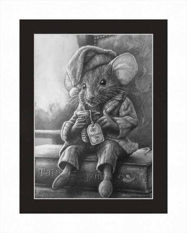 The Dormouse (Drawing) Art Print