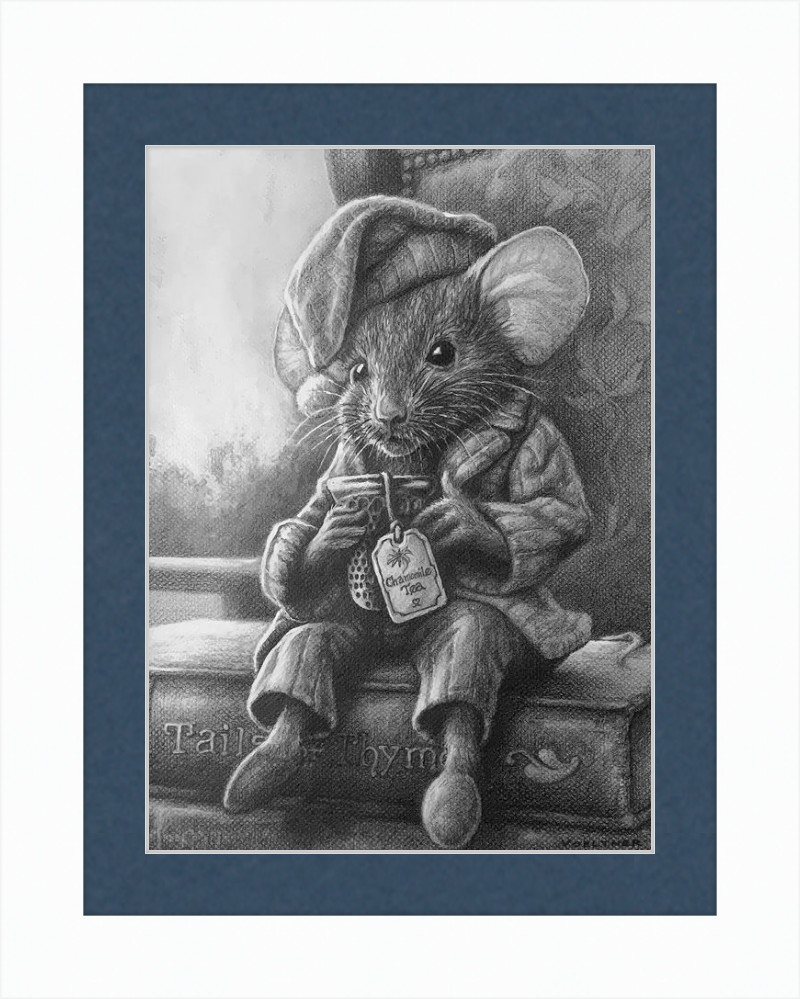 The Dormouse (Drawing) Art Print