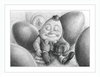 Humpty Dumpty (Drawing) Art Print