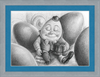 Humpty Dumpty (Drawing) Art Print