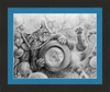 The Cheshire Cat (Drawing) Art Print