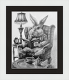 The White Rabbit (Drawing) Art Print
