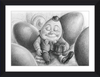Humpty Dumpty (Drawing) Art Print