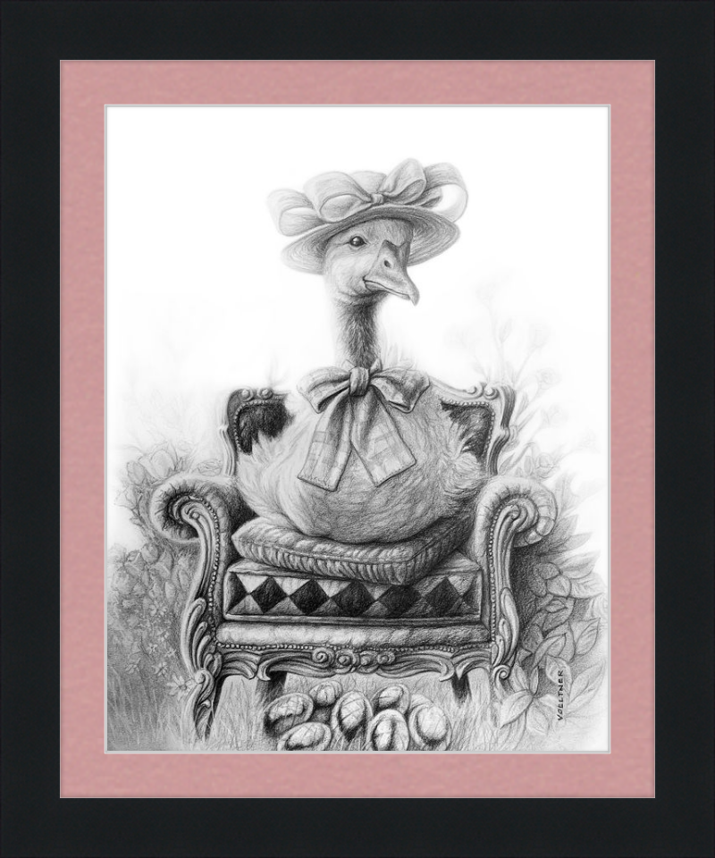 The Goose (Drawing) Art Print