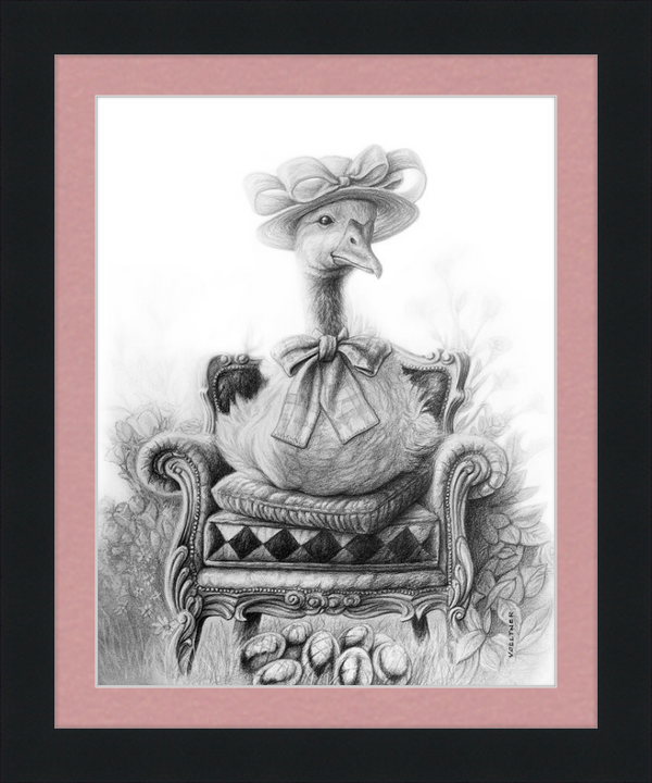 The Goose (Drawing) Art Print
