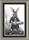 The March Hare (Drawing) Art Print