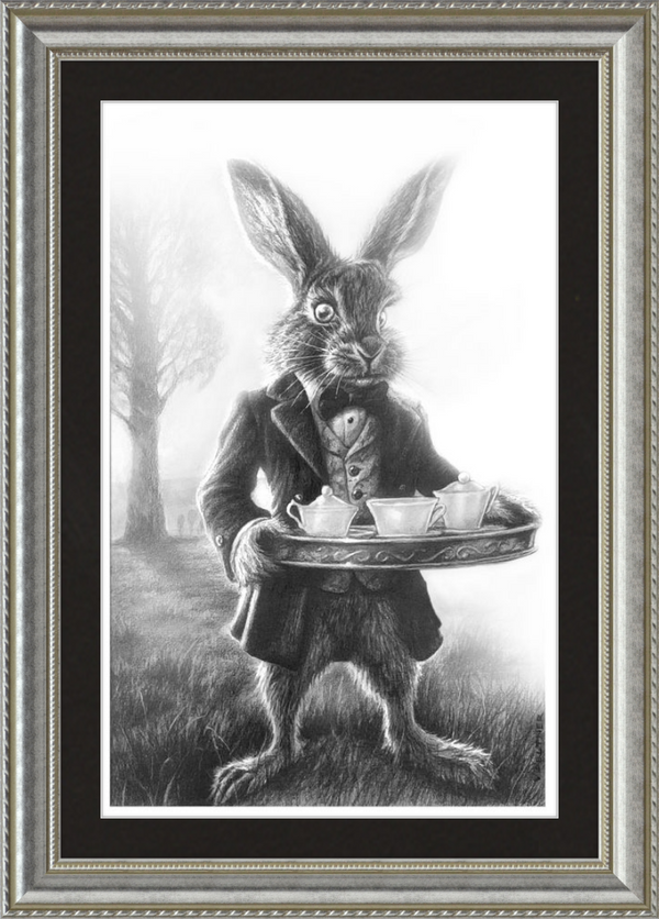 The March Hare (Drawing) Art Print