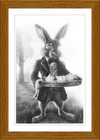 The March Hare (Drawing) Art Print