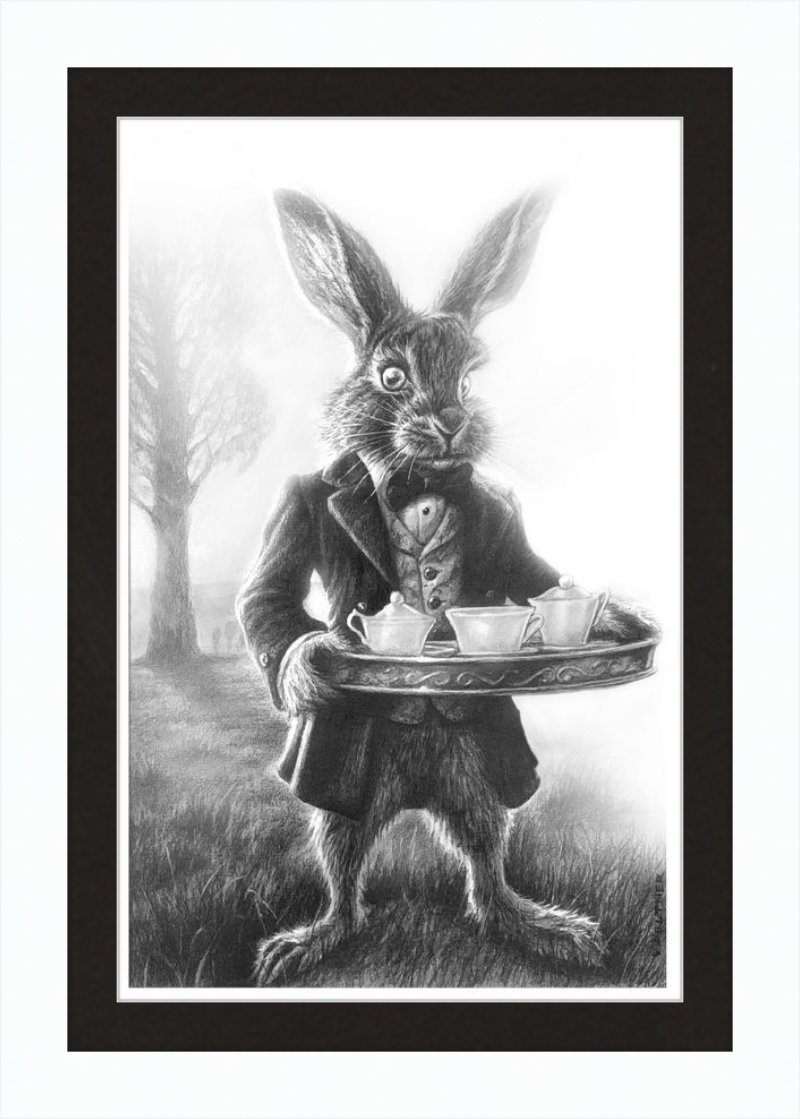 The March Hare (Drawing) Art Print
