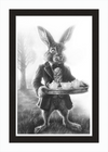 The March Hare (Drawing) Art Print