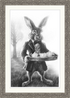 The March Hare (Drawing) Art Print