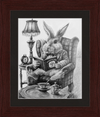 The White Rabbit (Drawing) Art Print