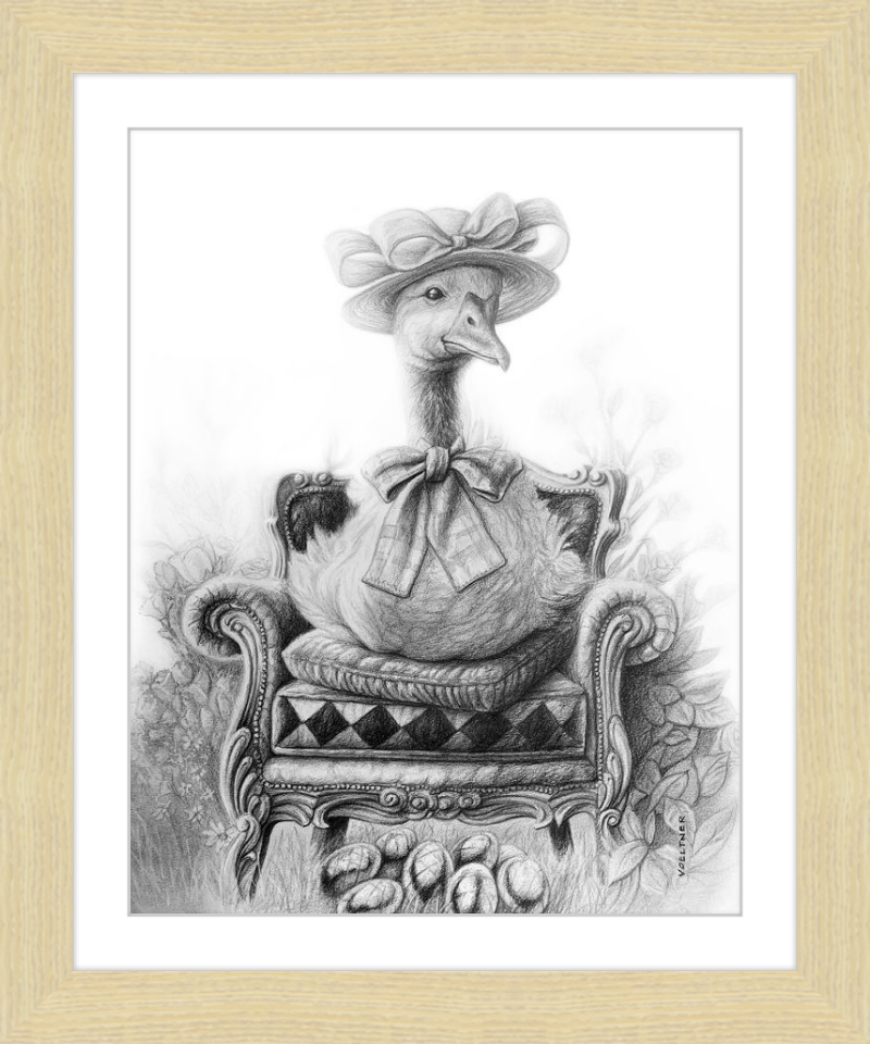 The Goose (Drawing) Art Print