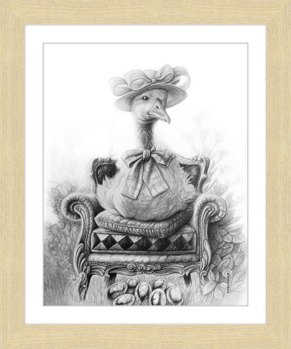 The Goose (Drawing) Art Print