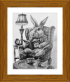 The White Rabbit (Drawing) Art Print