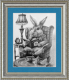 The White Rabbit (Drawing) Art Print