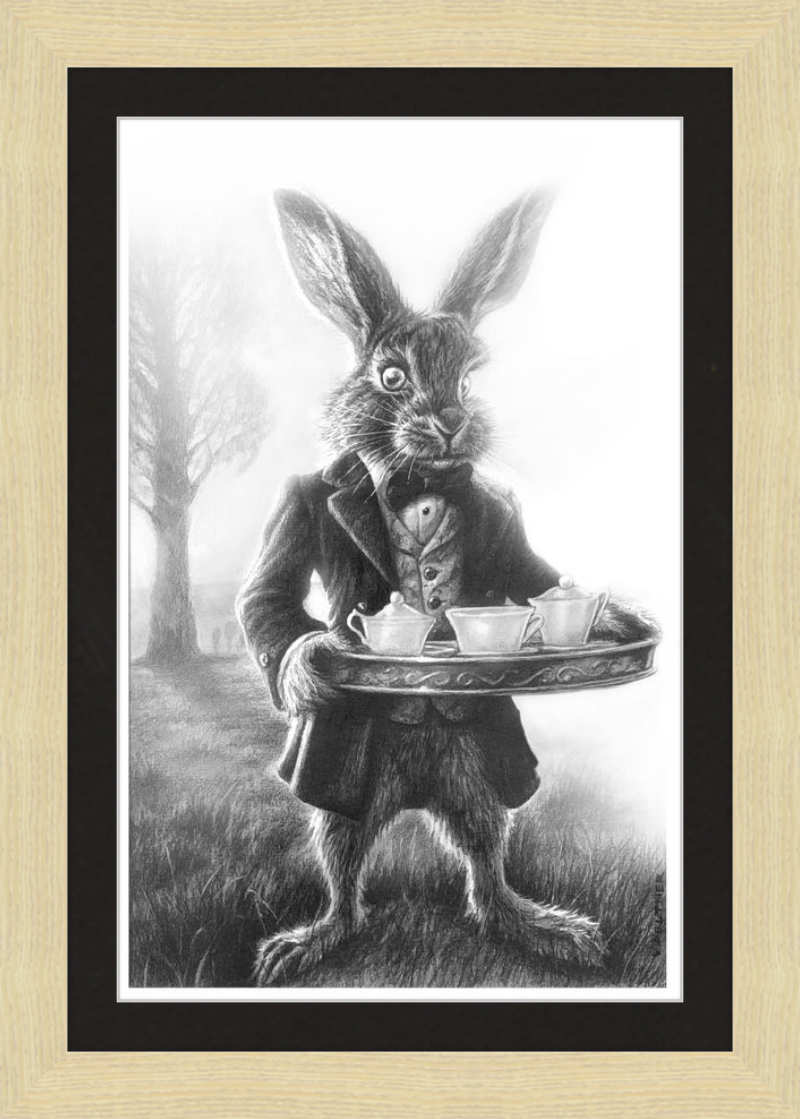 The March Hare (Drawing) Art Print