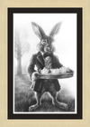 The March Hare (Drawing) Art Print