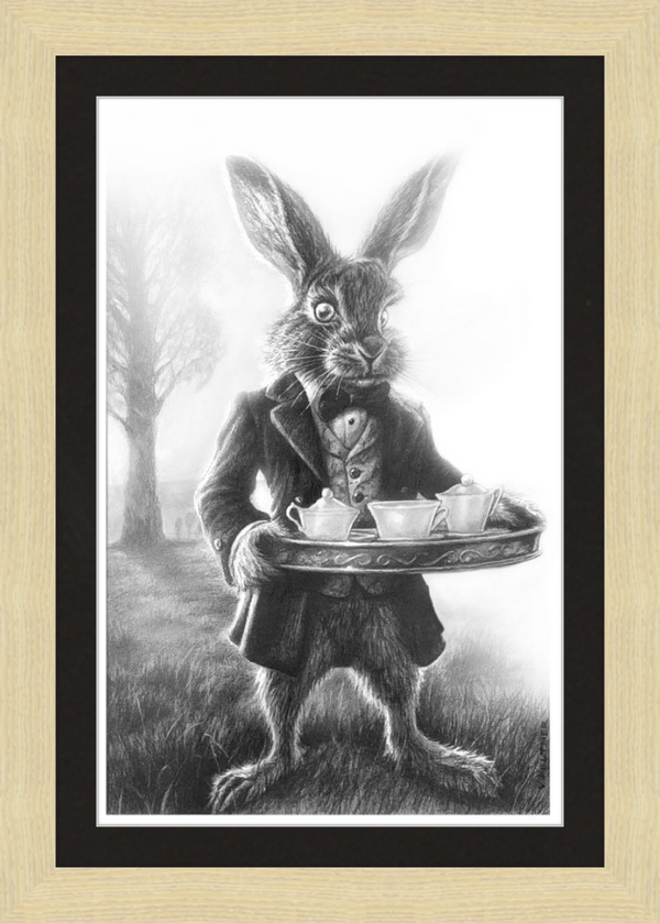 The March Hare (Drawing) Art Print
