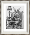 The White Rabbit (Drawing) Art Print
