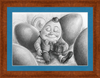 Humpty Dumpty (Drawing) Art Print