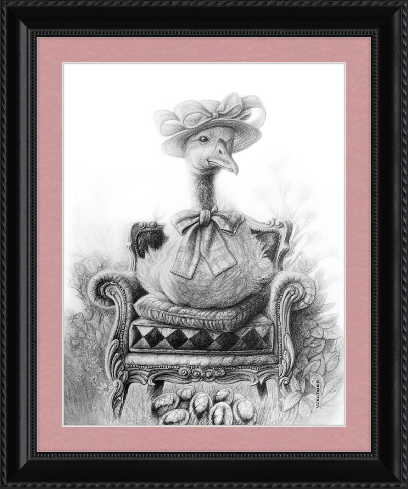 The Goose (Drawing) Art Print
