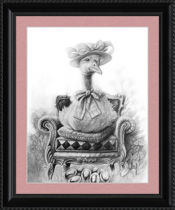 The Goose (Drawing) Art Print
