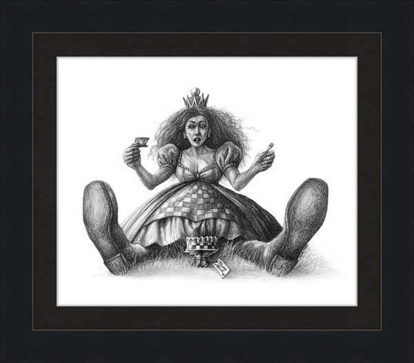 The Red Queen (Drawing) Art Print