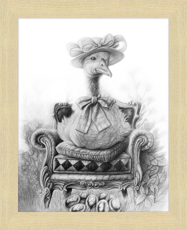 The Goose (Drawing) Art Print