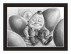 Humpty Dumpty (Drawing) Art Print