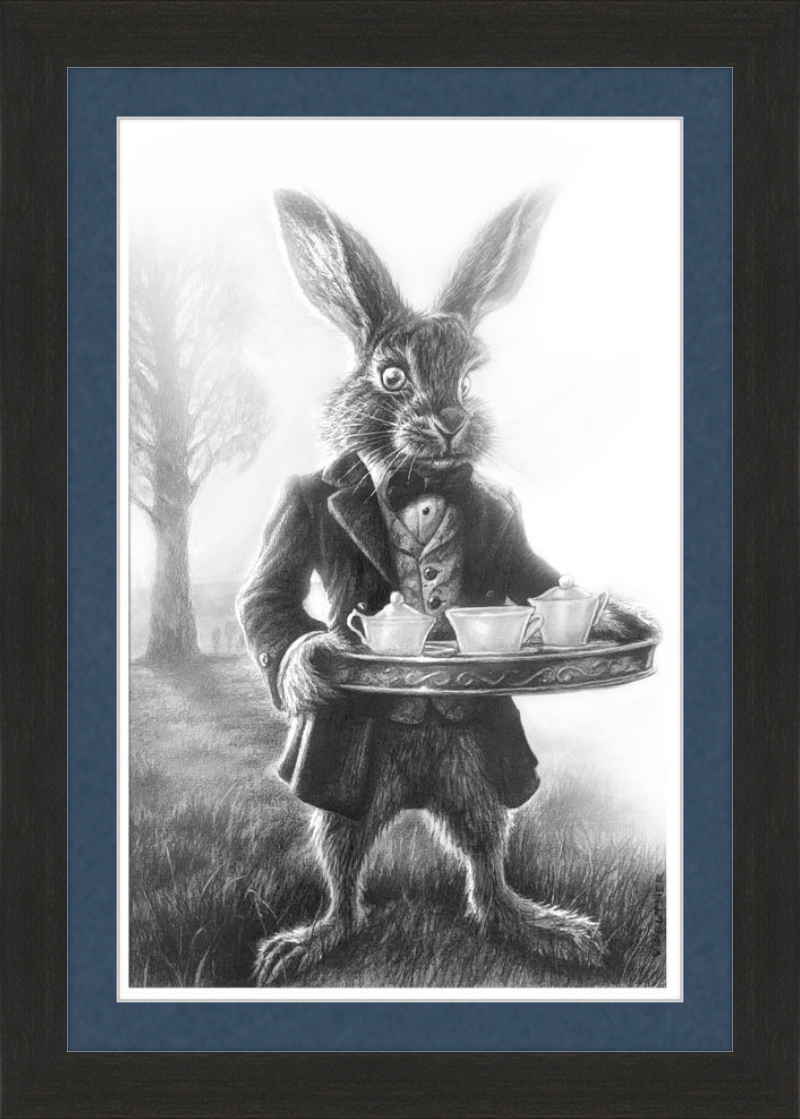 The March Hare (Drawing) Art Print
