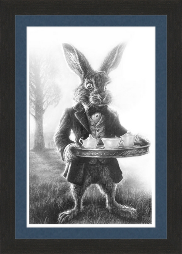 The March Hare (Drawing) Art Print