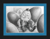 Humpty Dumpty (Drawing) Art Print
