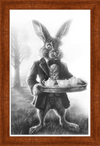 The March Hare (Drawing) Art Print