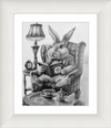The White Rabbit (Drawing) Art Print
