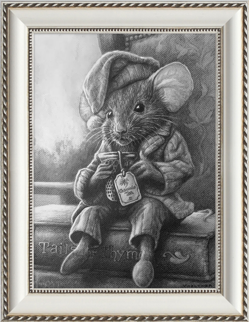 The Dormouse (Drawing) Art Print