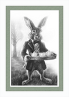 The March Hare (Drawing) Art Print