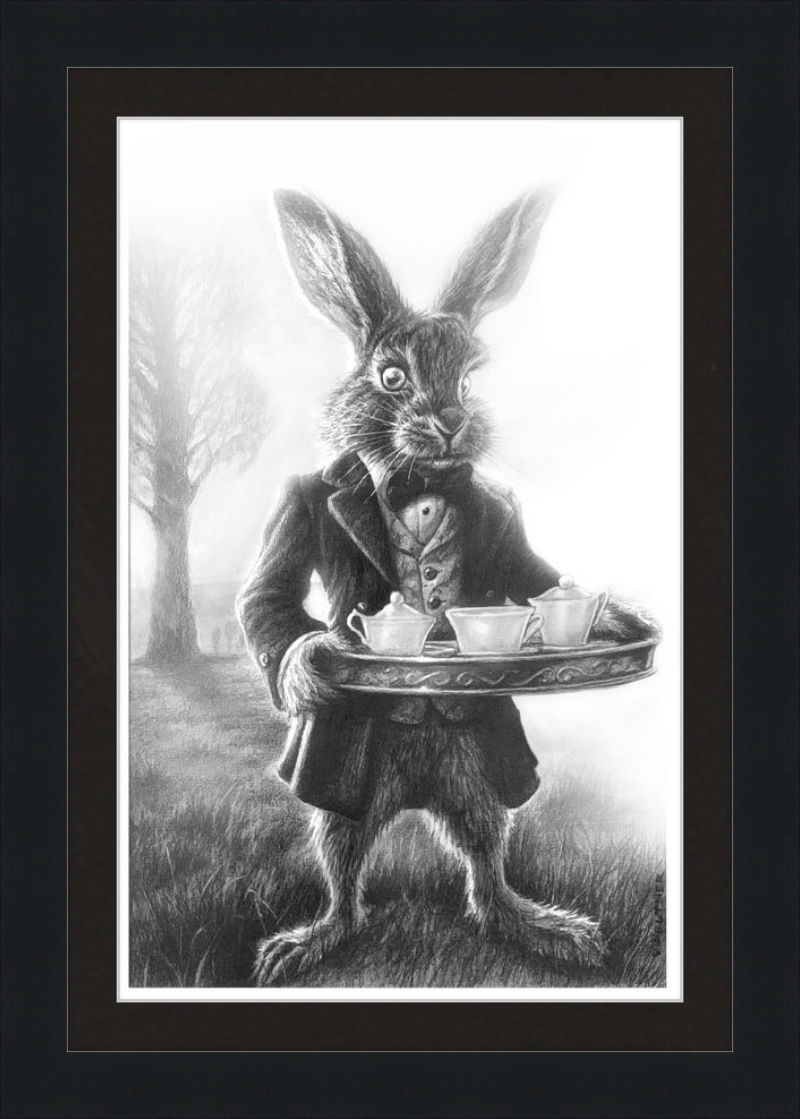 The March Hare (Drawing) Art Print
