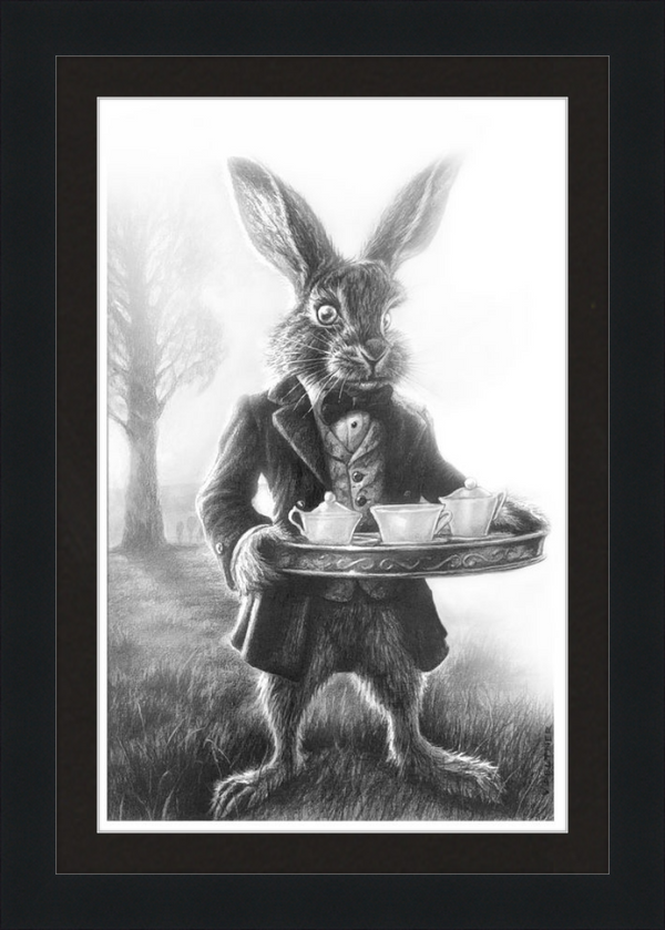 The March Hare (Drawing) Art Print