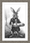 The March Hare (Drawing) Art Print