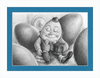 Humpty Dumpty (Drawing) Art Print